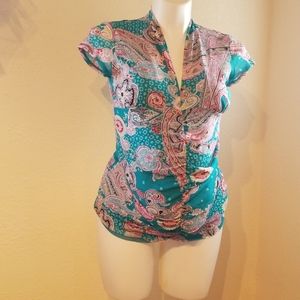 Nwot Bisou Bisou maternity med top